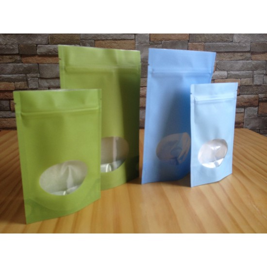 Bags resealable poly/rice paper - Small