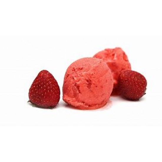 Strawberry sorbet flavor